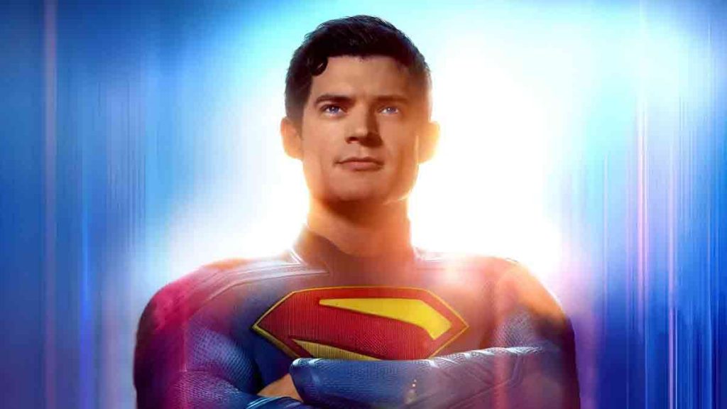 Imagen promocional oficial con superman en portada, dueña de los respectivos autores y holders de la IP