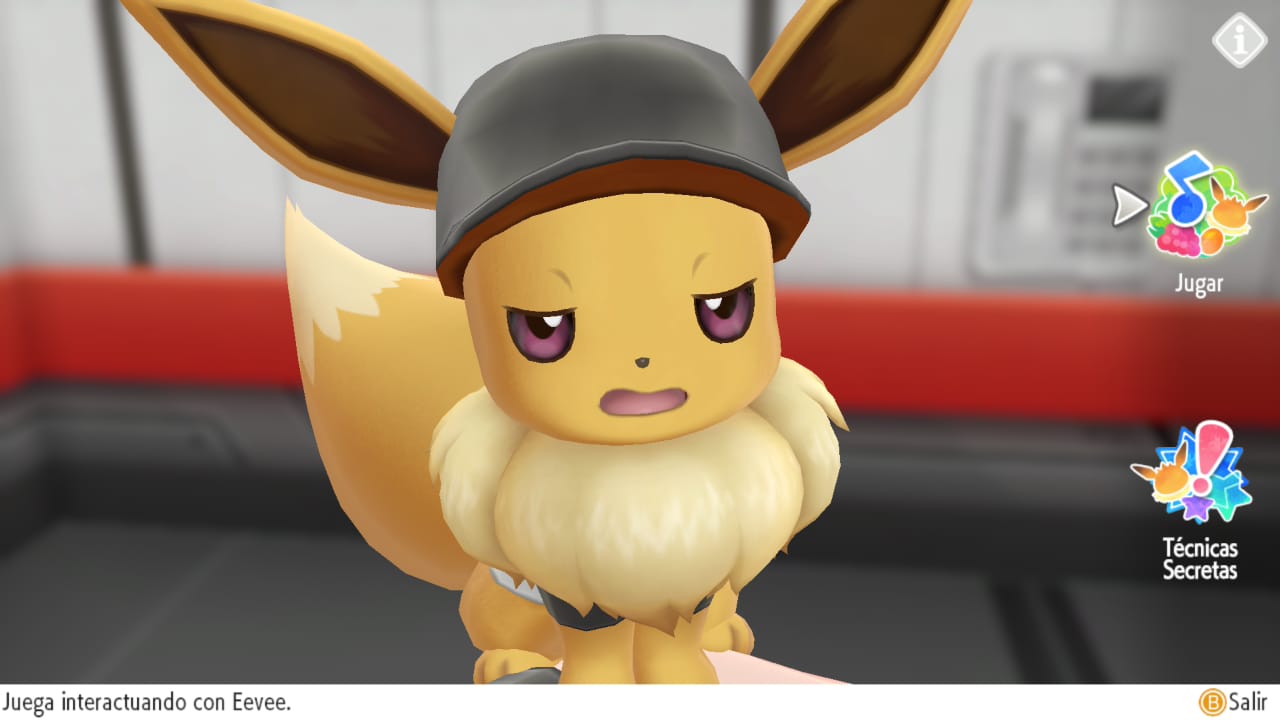 El eevee con cara de asco, la pone tras ver a Jesse y James