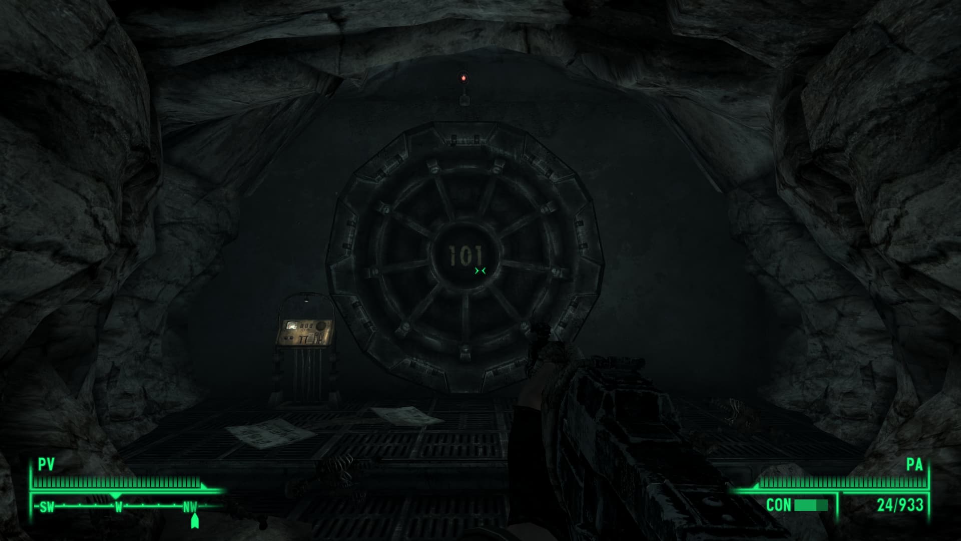 Imagen de Fallout 3, la puerta del refugio 101 hecho a mano